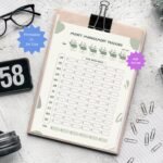 Monthly MOney Management Tracking Printable PDF Format