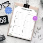 Combo Set Planner Printable (PDF Format) Minimalist - Image 4