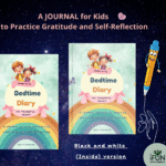 Bedtime Diary (Ages 6–9): A Journal for Kids to Practice Gratitude and Self-Reflection (White - Black)