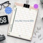 PNL Daily Tracking Printable PDF Format