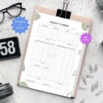 Budget Planner Printable PDF Format (Digital Planner)