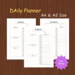 Daily Planner Printable PDF Format